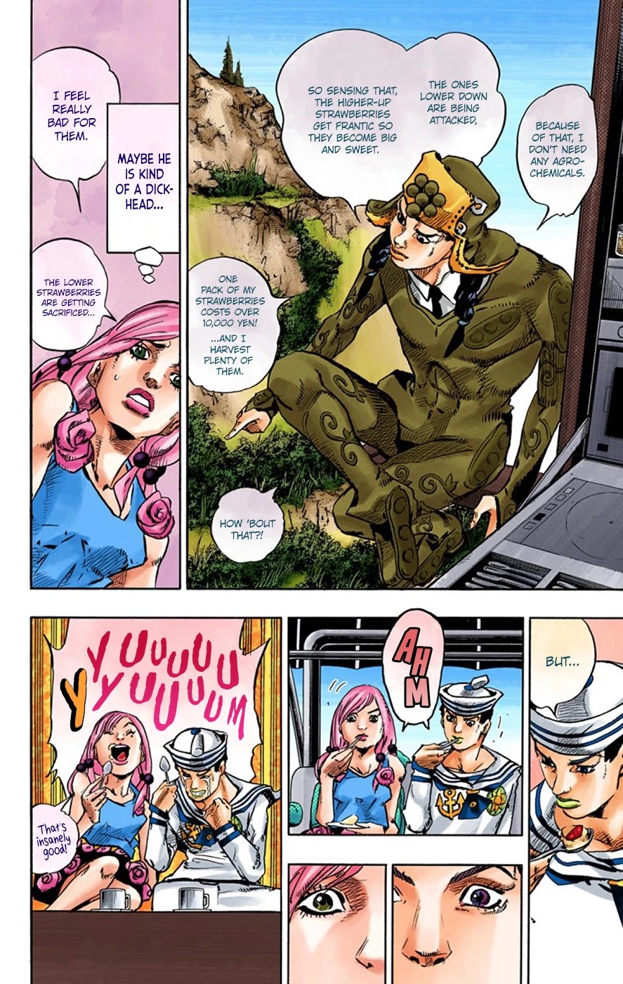 JoJo's Bizarre Adventure Part 8 - JoJolion (Official Colored) Chapter 66 page 8 - Chapter 66: The Plant Appraiser - Rai Mamezuku (31) Part 2