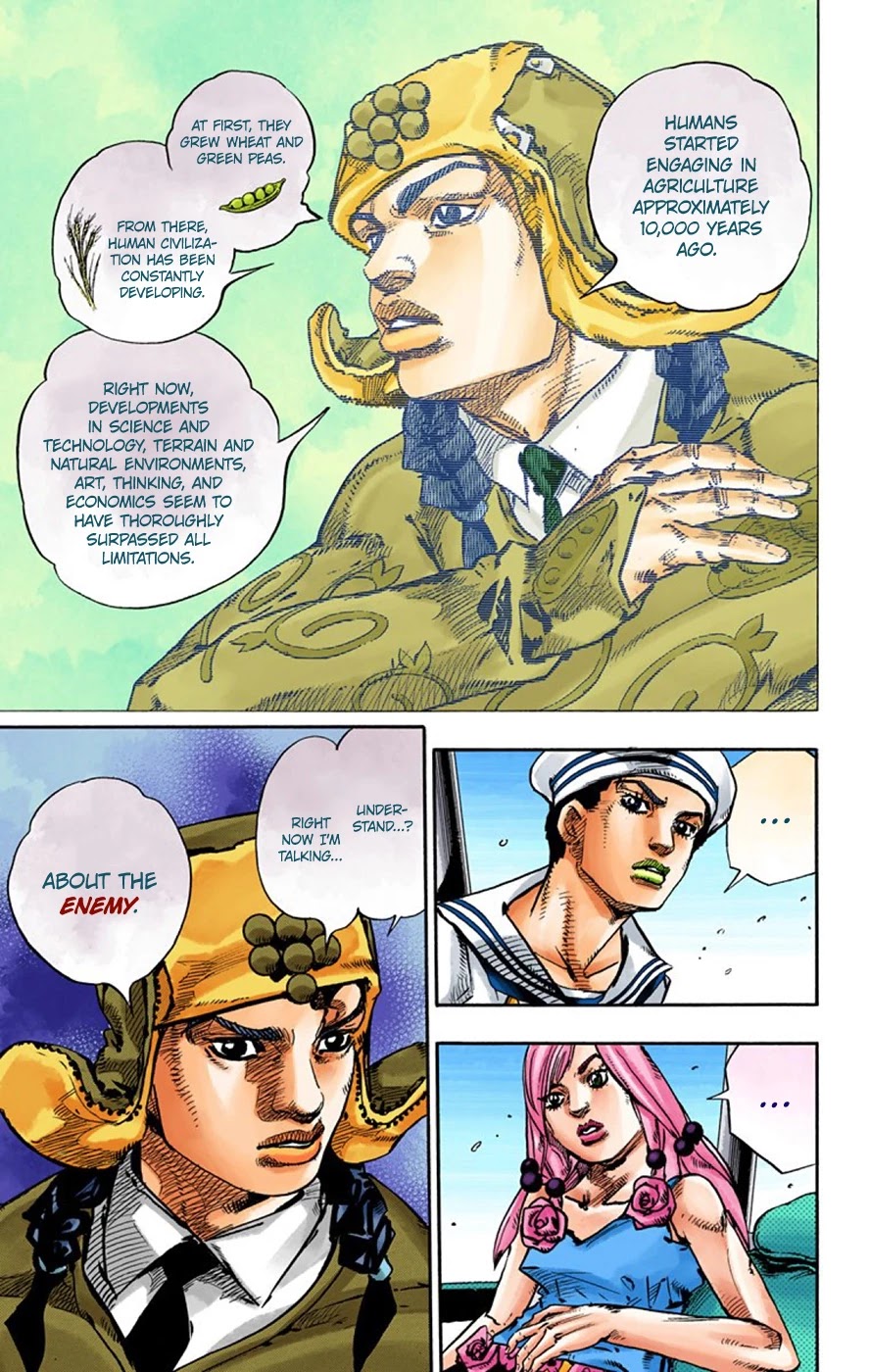 JoJo's Bizarre Adventure Part 8 - JoJolion (Official Colored) Chapter 66 page 9 - Chapter 66: The Plant Appraiser - Rai Mamezuku (31) Part 2