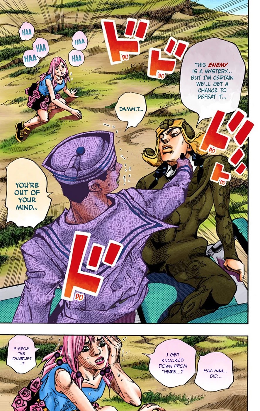 JoJo's Bizarre Adventure Part 8 - JoJolion (Official Colored) Chapter 67 page 11 - Chapter 67: The Plant Appraiser - Rai Mamezuku (31) Part 3