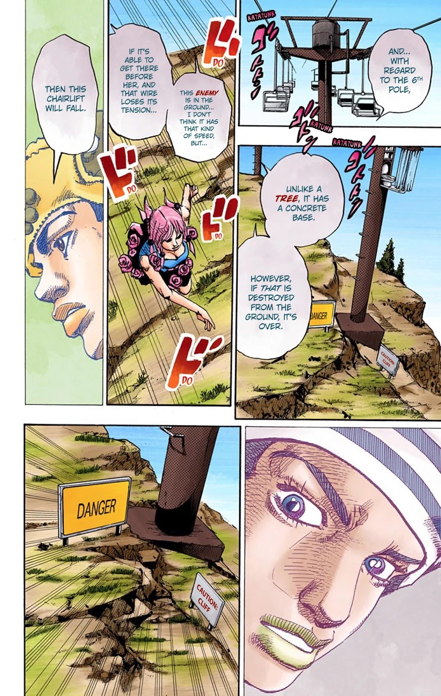 JoJo's Bizarre Adventure Part 8 - JoJolion (Official Colored) Chapter 67 page 17 - Chapter 67: The Plant Appraiser - Rai Mamezuku (31) Part 3