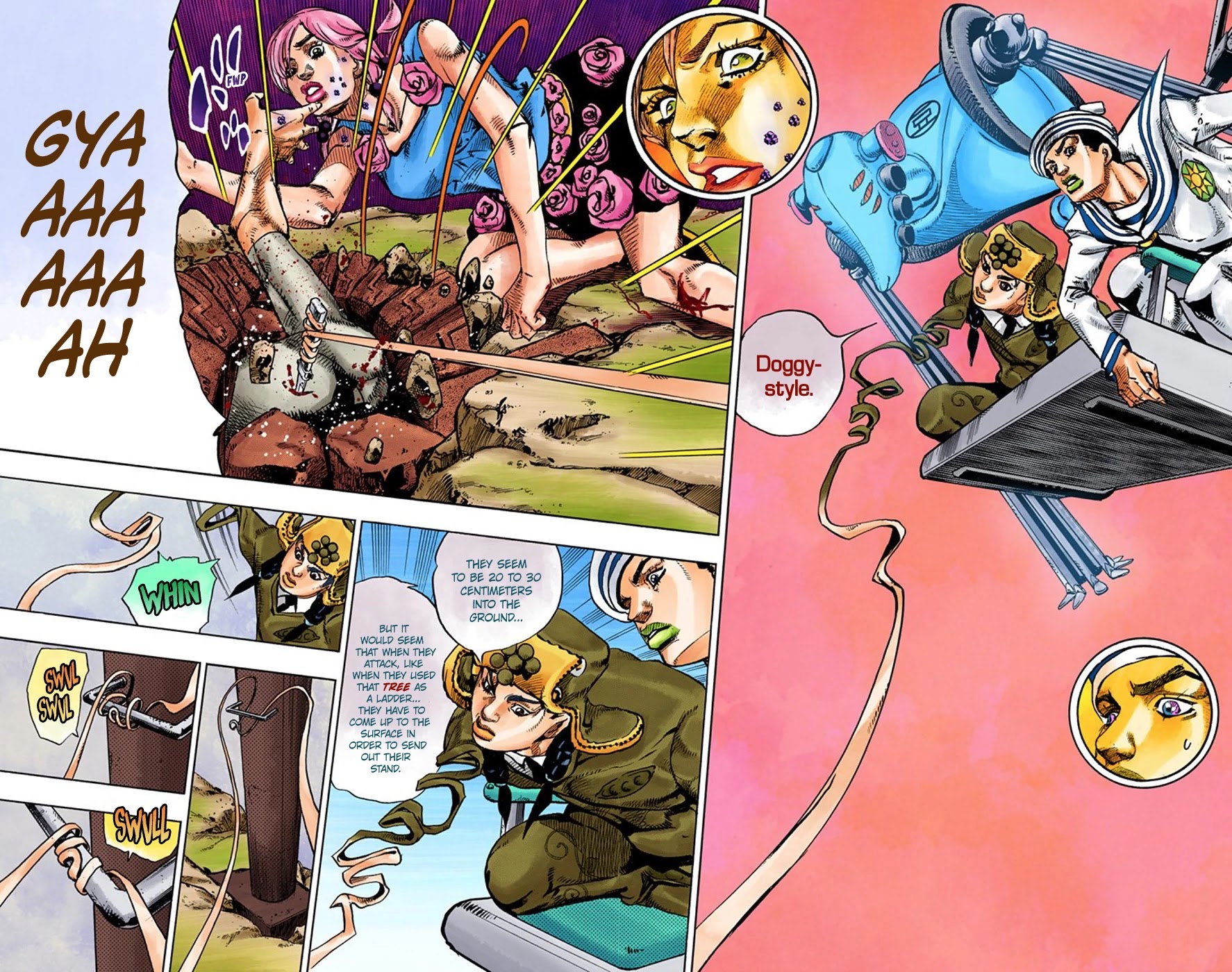 JoJo's Bizarre Adventure Part 8 - JoJolion (Official Colored) Chapter 67 page 27 - Chapter 67: The Plant Appraiser - Rai Mamezuku (31) Part 3