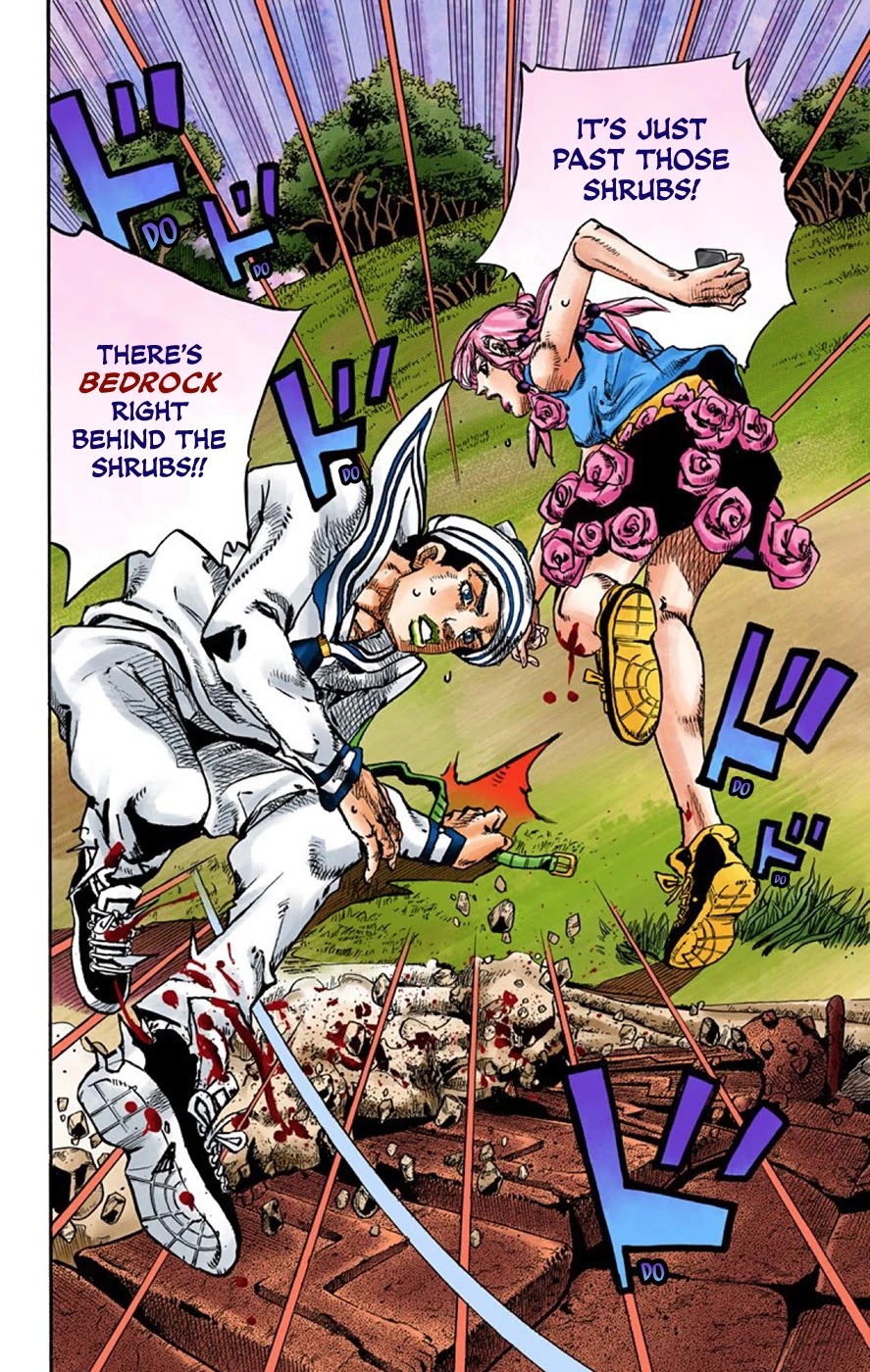 JoJo's Bizarre Adventure Part 8 - JoJolion (Official Colored) Chapter 68 page 27 - Chapter 68: Urban Guerrilla and Doremifasolati Do Part 1