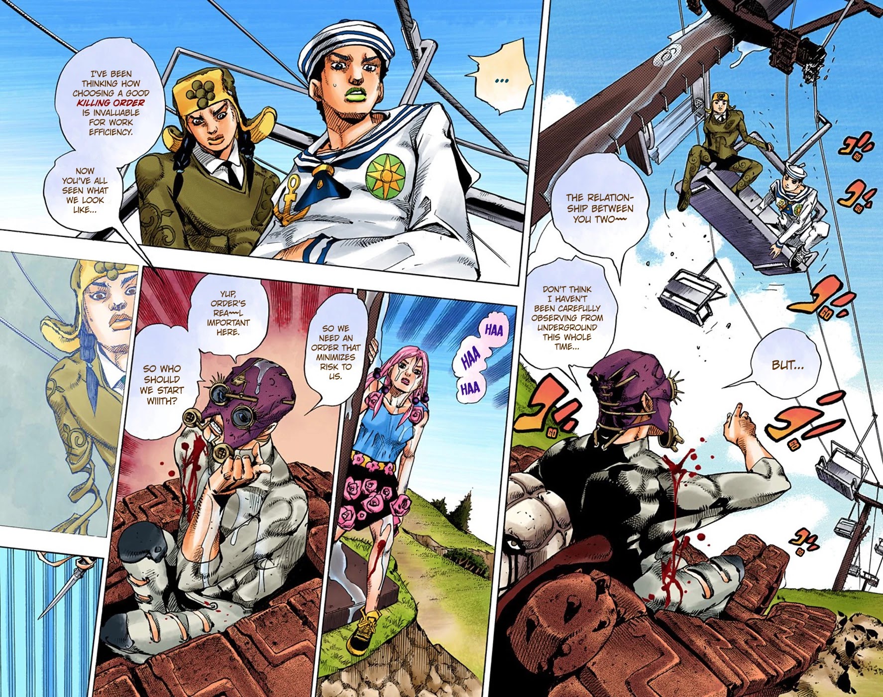 JoJo's Bizarre Adventure Part 8 - JoJolion (Official Colored) Chapter 68 page 6 - Chapter 68: Urban Guerrilla and Doremifasolati Do Part 1