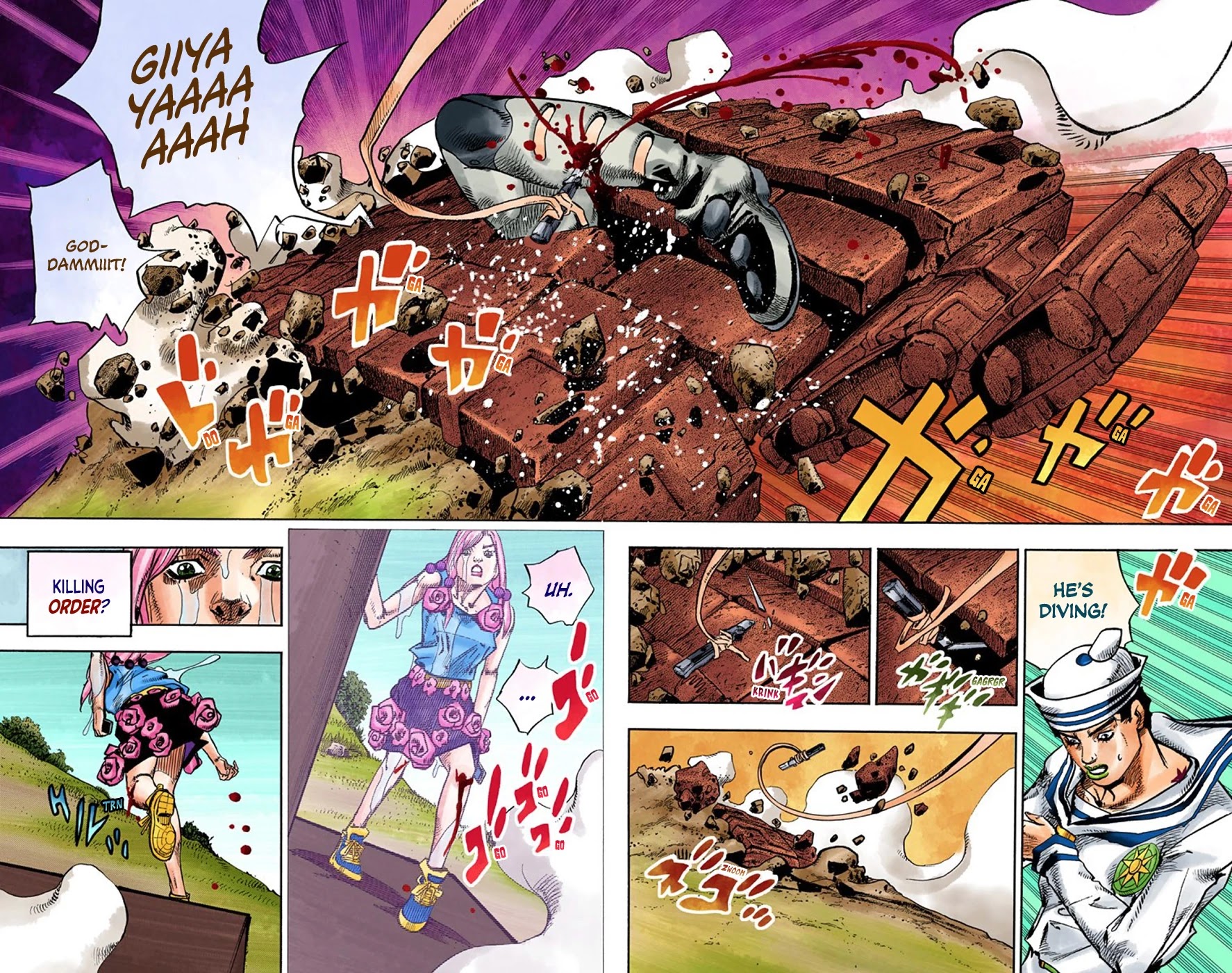 JoJo's Bizarre Adventure Part 8 - JoJolion (Official Colored) Chapter 68 page 9 - Chapter 68: Urban Guerrilla and Doremifasolati Do Part 1