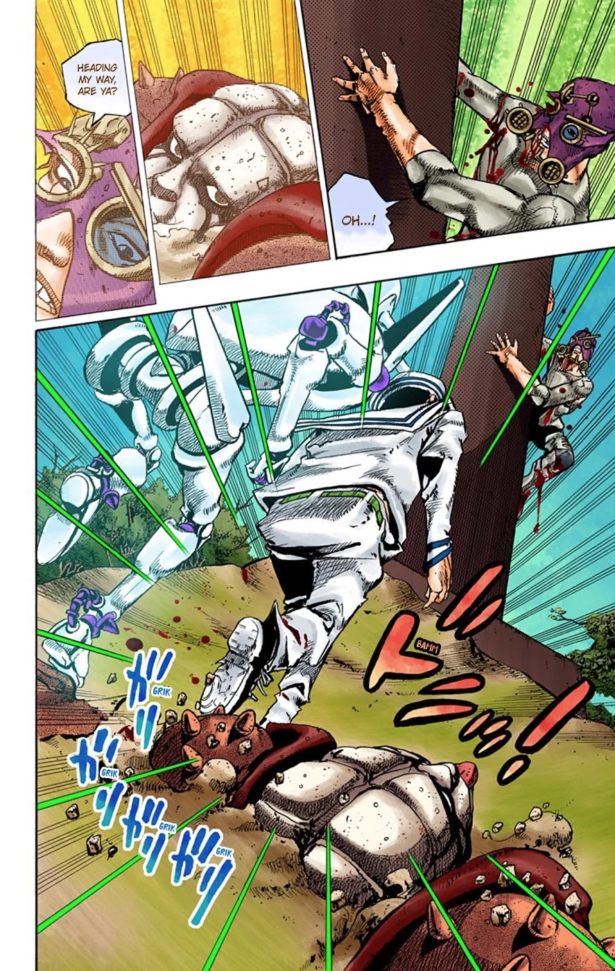 JoJo's Bizarre Adventure Part 8 - JoJolion (Official Colored) Chapter 69 page 17 - Chapter 69: Urban Guerrilla and Doremifasolati Do Part 2