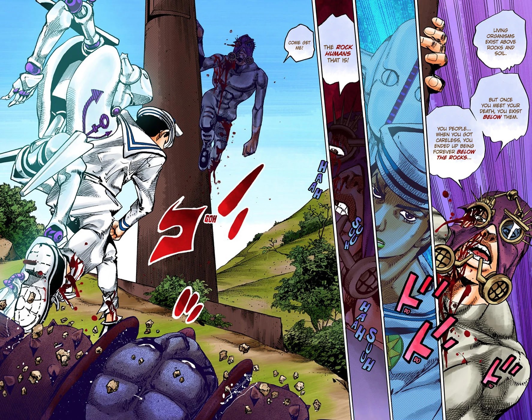 JoJo's Bizarre Adventure Part 8 - JoJolion (Official Colored) Chapter 69 page 19 - Chapter 69: Urban Guerrilla and Doremifasolati Do Part 2