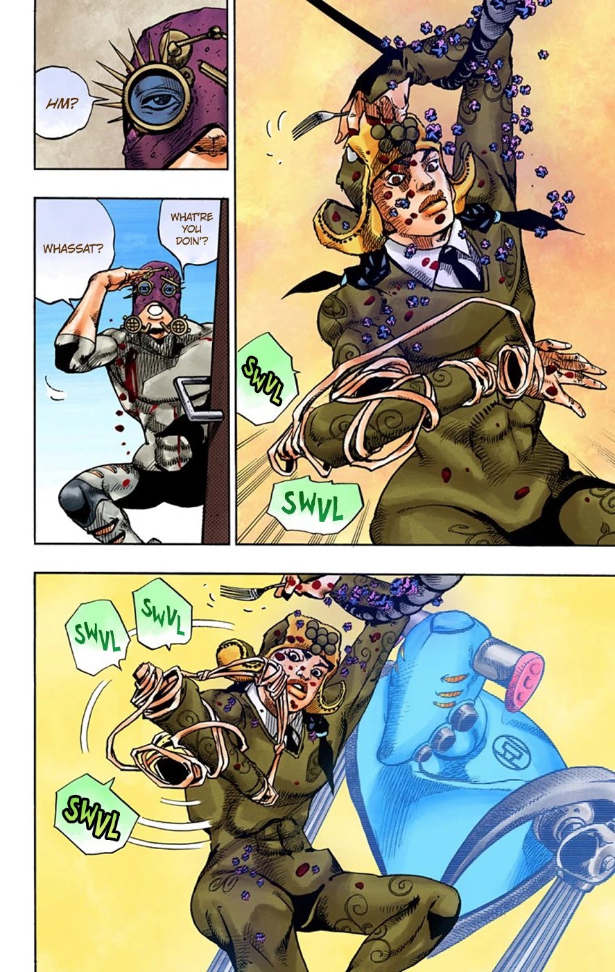 JoJo's Bizarre Adventure Part 8 - JoJolion (Official Colored) Chapter 69 page 8 - Chapter 69: Urban Guerrilla and Doremifasolati Do Part 2