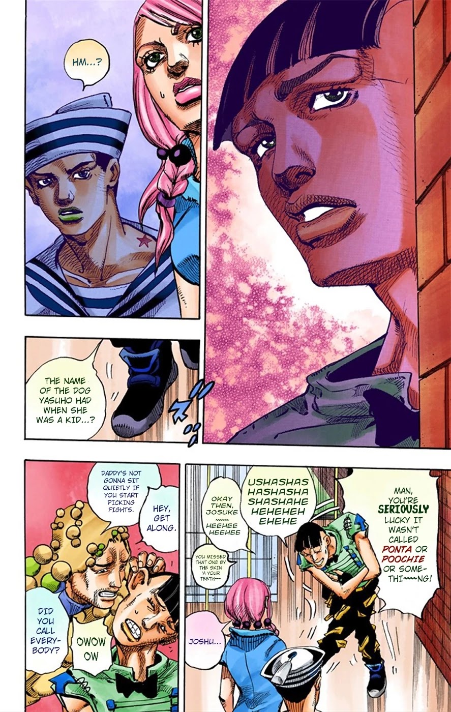 JoJo's Bizarre Adventure Part 8 - JoJolion (Official Colored) Chapter 7 page 13 - Chapter 7: Josuke Goes to the Higashikata House