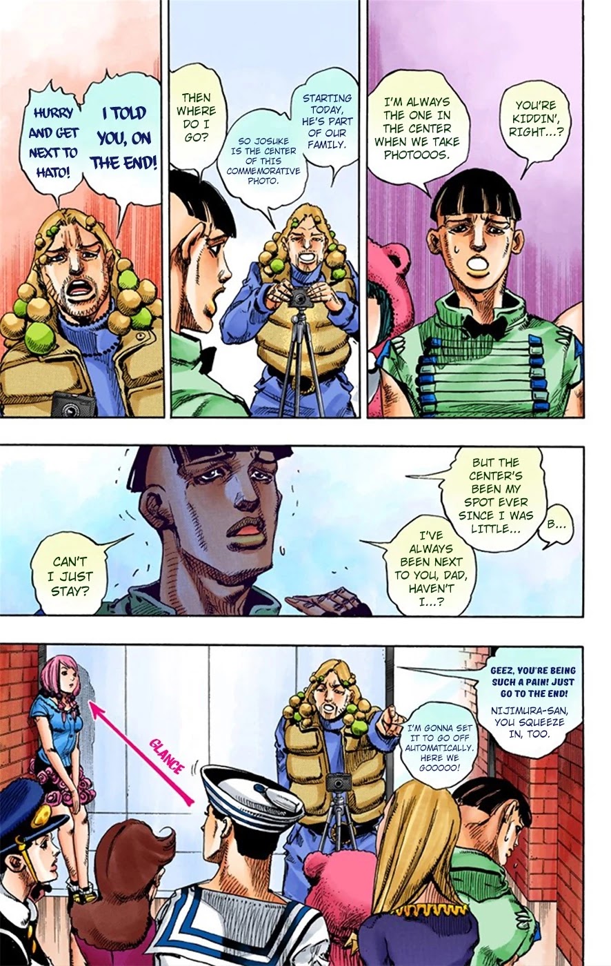 JoJo's Bizarre Adventure Part 8 - JoJolion (Official Colored) Chapter 7 page 18 - Chapter 7: Josuke Goes to the Higashikata House