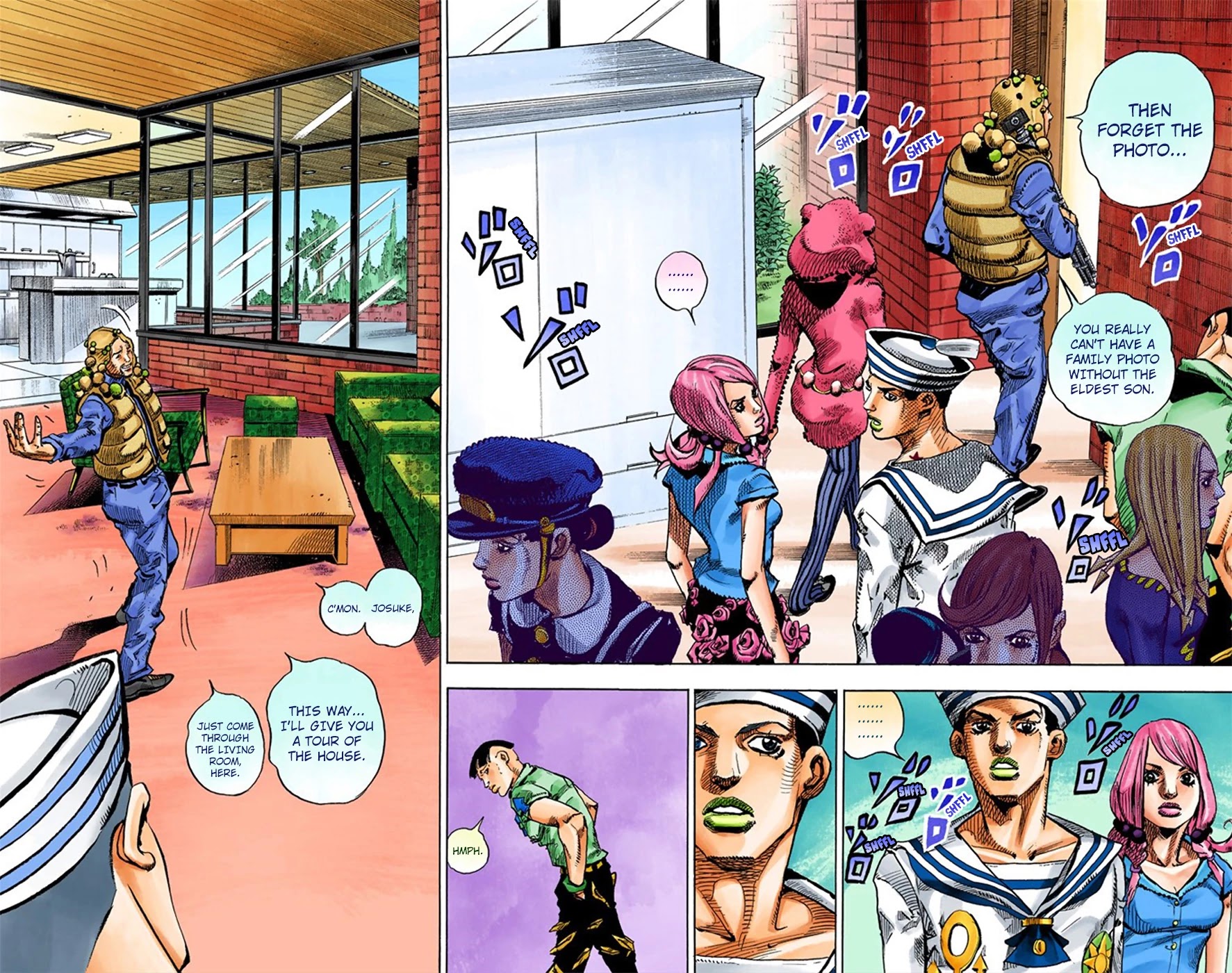 JoJo's Bizarre Adventure Part 8 - JoJolion (Official Colored) Chapter 7 page 21 - Chapter 7: Josuke Goes to the Higashikata House