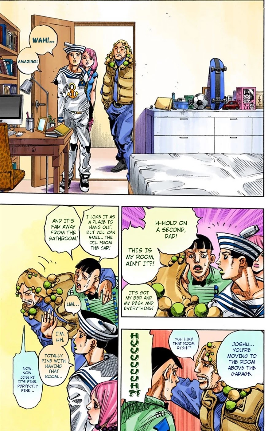JoJo's Bizarre Adventure Part 8 - JoJolion (Official Colored) Chapter 7 page 23 - Chapter 7: Josuke Goes to the Higashikata House