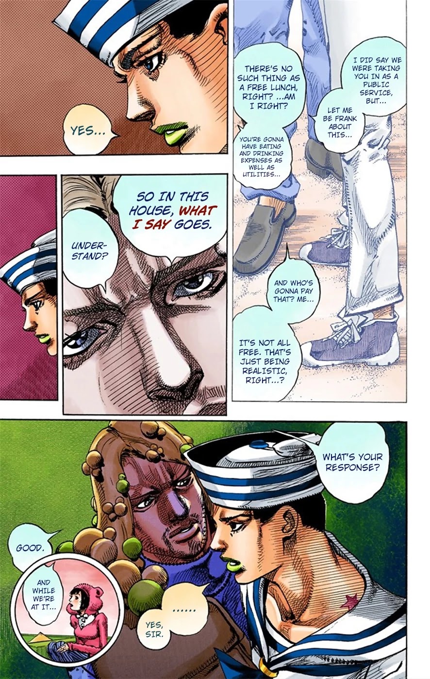 JoJo's Bizarre Adventure Part 8 - JoJolion (Official Colored) Chapter 7 page 25 - Chapter 7: Josuke Goes to the Higashikata House