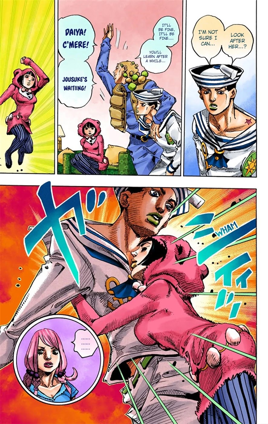JoJo's Bizarre Adventure Part 8 - JoJolion (Official Colored) Chapter 7 page 27 - Chapter 7: Josuke Goes to the Higashikata House