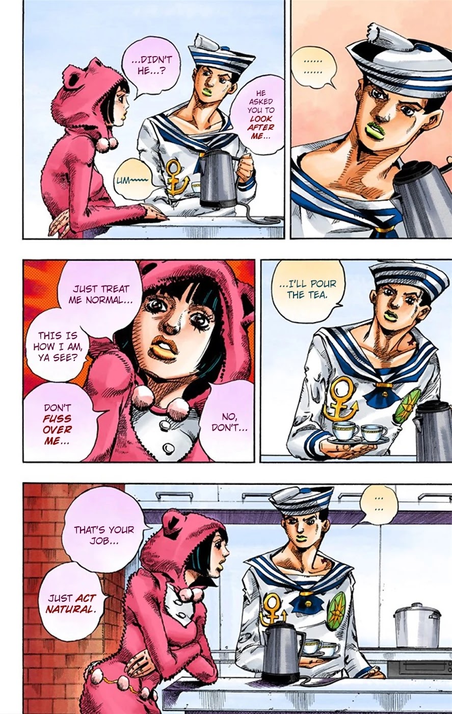 JoJo's Bizarre Adventure Part 8 - JoJolion (Official Colored) Chapter 7 page 38 - Chapter 7: Josuke Goes to the Higashikata House