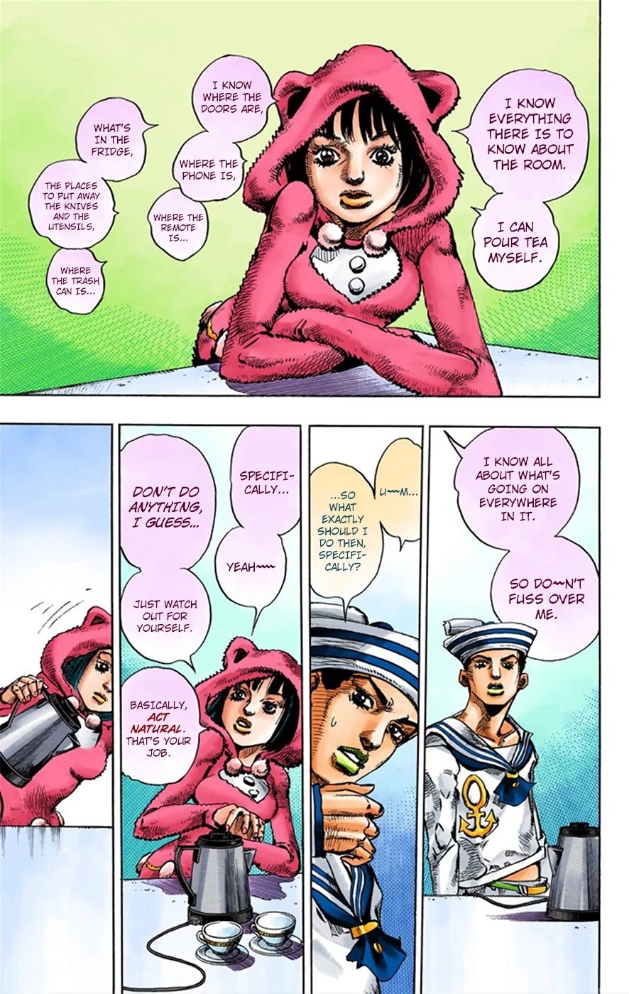 JoJo's Bizarre Adventure Part 8 - JoJolion (Official Colored) Chapter 7 page 39 - Chapter 7: Josuke Goes to the Higashikata House