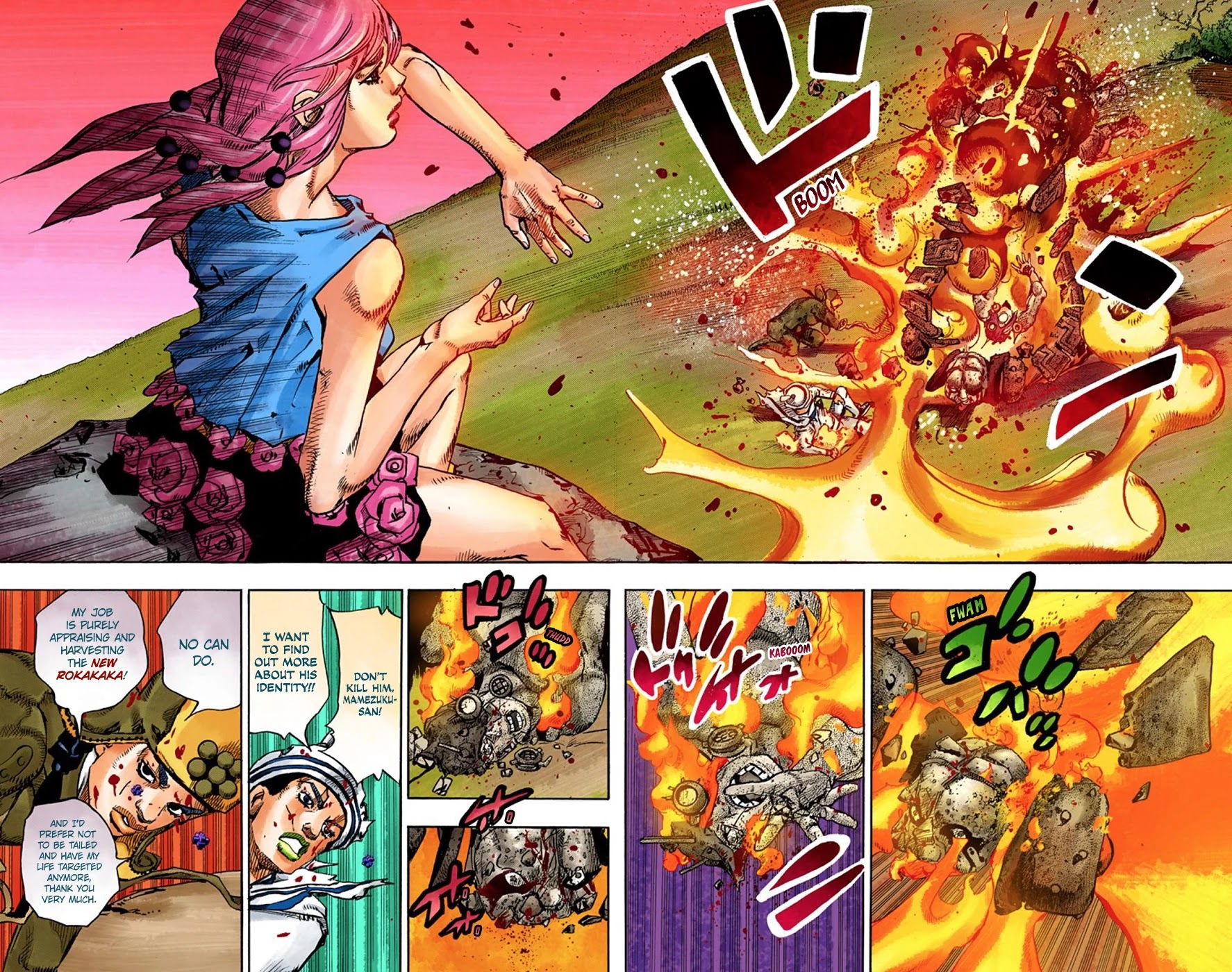 JoJo's Bizarre Adventure Part 8 - JoJolion (Official Colored) Chapter 70 page 12 - Chapter 70: Urban Guerrilla and Doremifasolati Do Part 3
