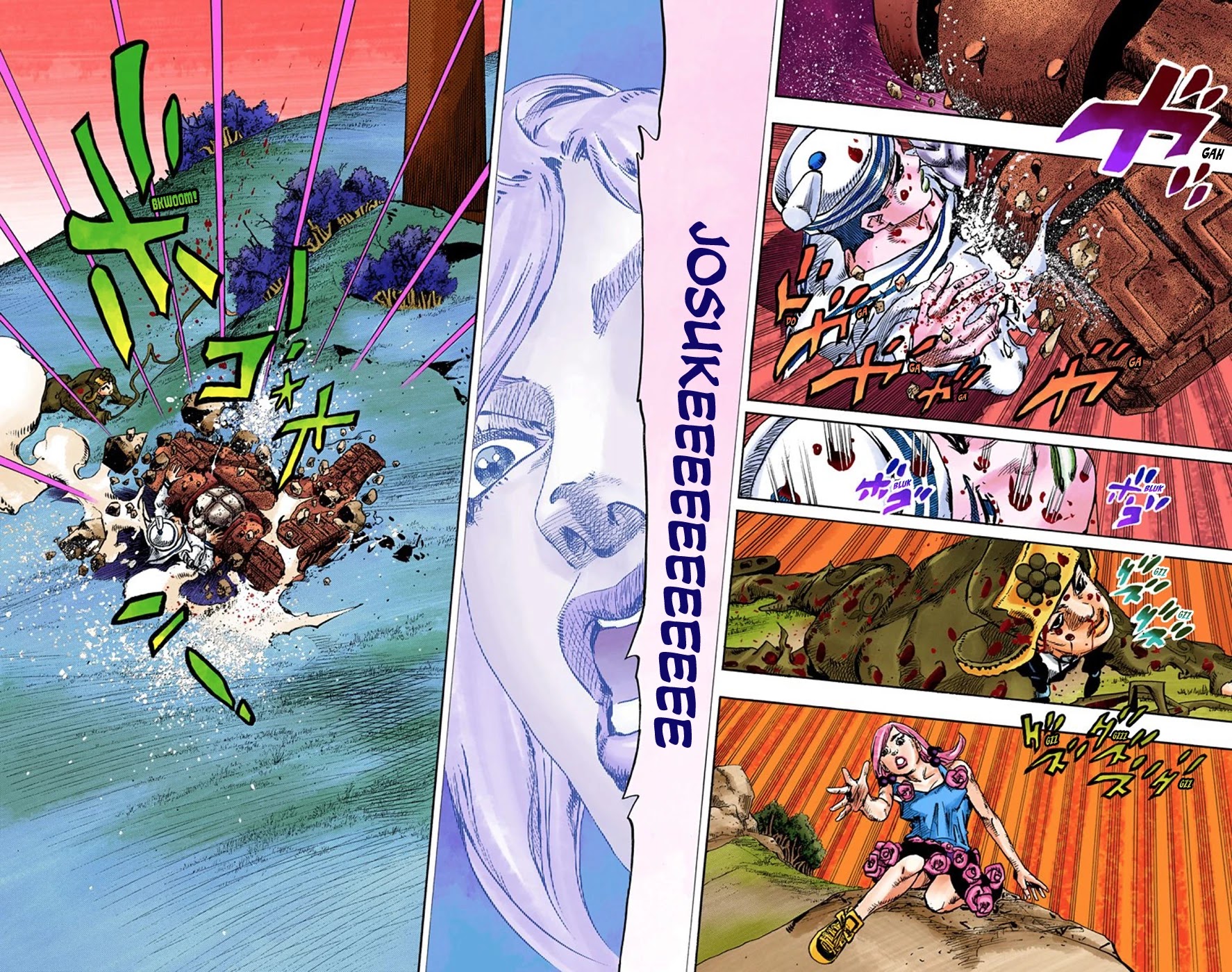 JoJo's Bizarre Adventure Part 8 - JoJolion (Official Colored) Chapter 70 page 2 - Chapter 70: Urban Guerrilla and Doremifasolati Do Part 3