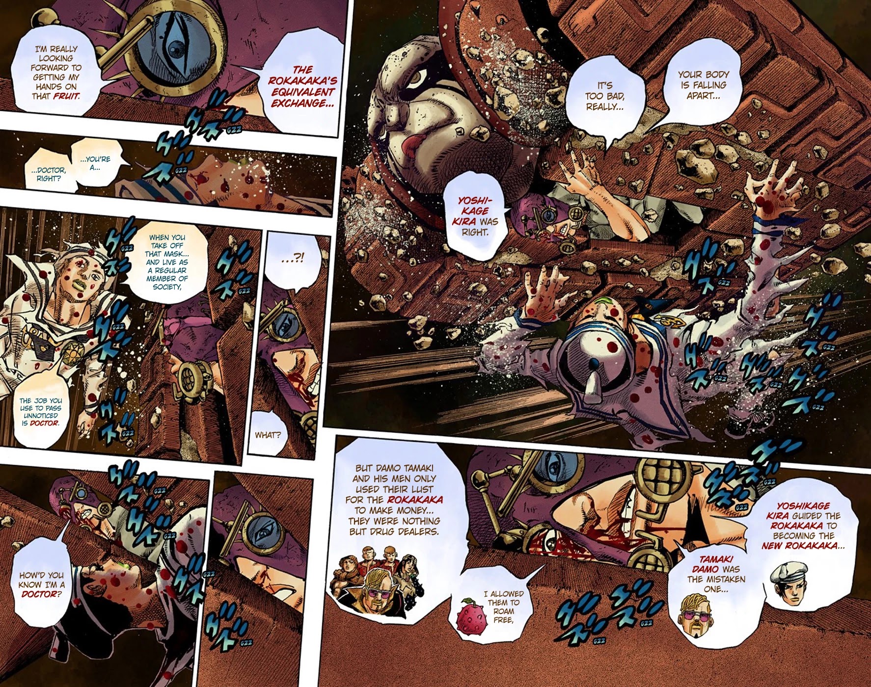 JoJo's Bizarre Adventure Part 8 - JoJolion (Official Colored) Chapter 70 page 4 - Chapter 70: Urban Guerrilla and Doremifasolati Do Part 3