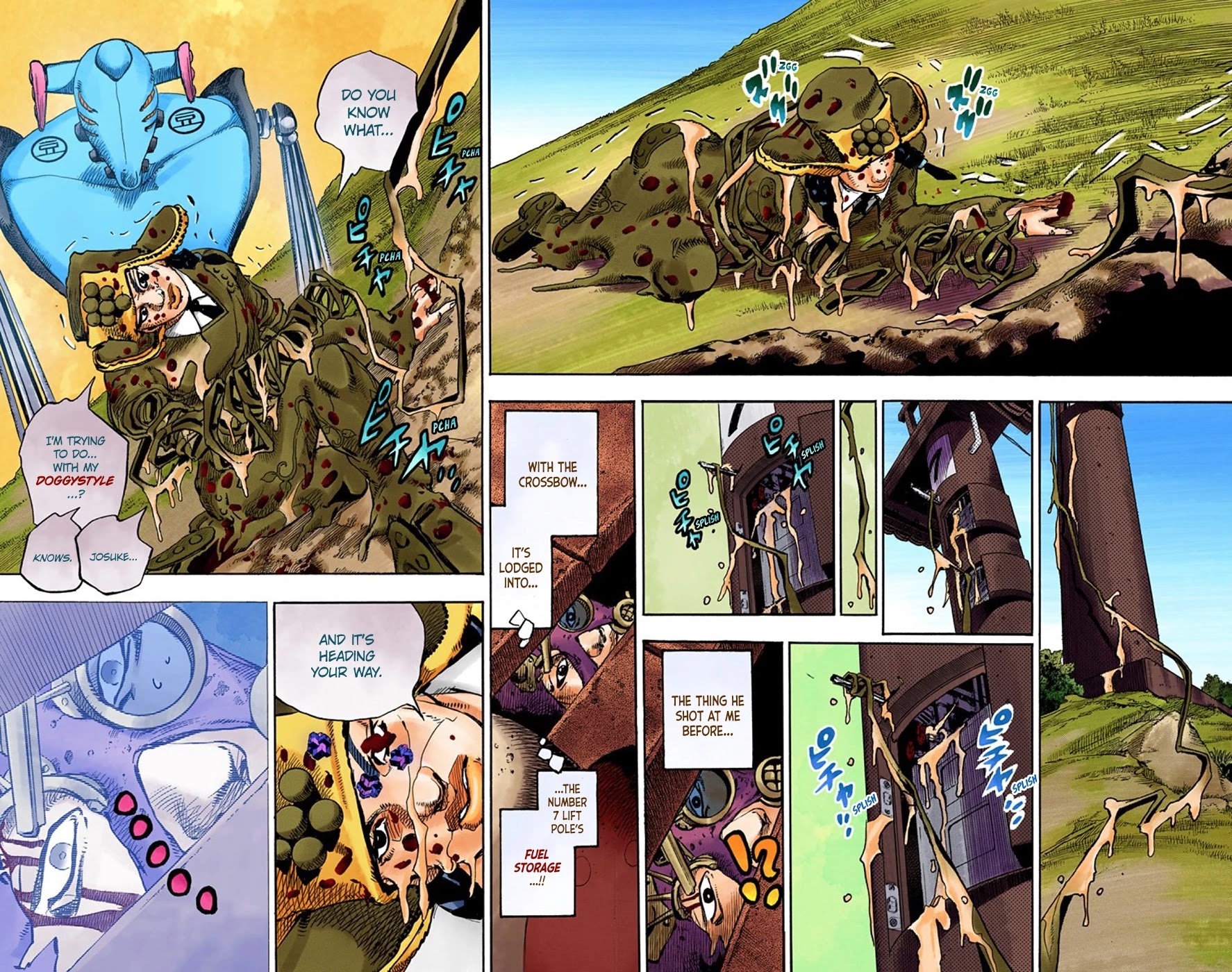 JoJo's Bizarre Adventure Part 8 - JoJolion (Official Colored) Chapter 70 page 7 - Chapter 70: Urban Guerrilla and Doremifasolati Do Part 3