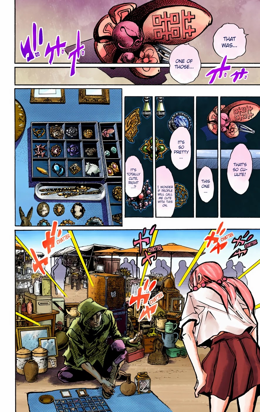 JoJo's Bizarre Adventure Part 8 - JoJolion (Official Colored) Chapter 71 page 10 - Chapter 71: Hair Clip of the Qing Dynasty