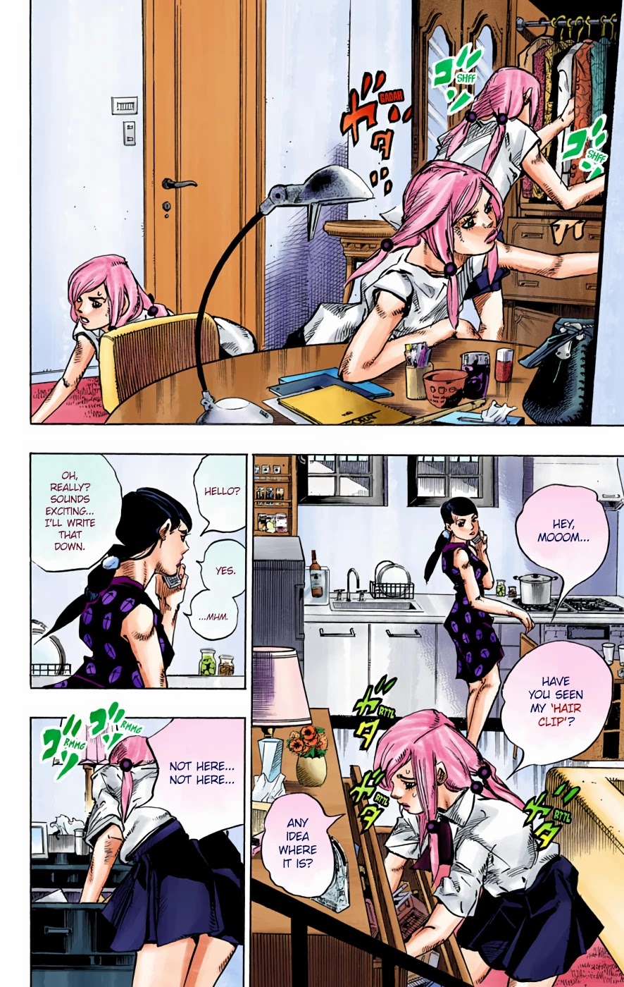 JoJo's Bizarre Adventure Part 8 - JoJolion (Official Colored) Chapter 71 page 22 - Chapter 71: Hair Clip of the Qing Dynasty