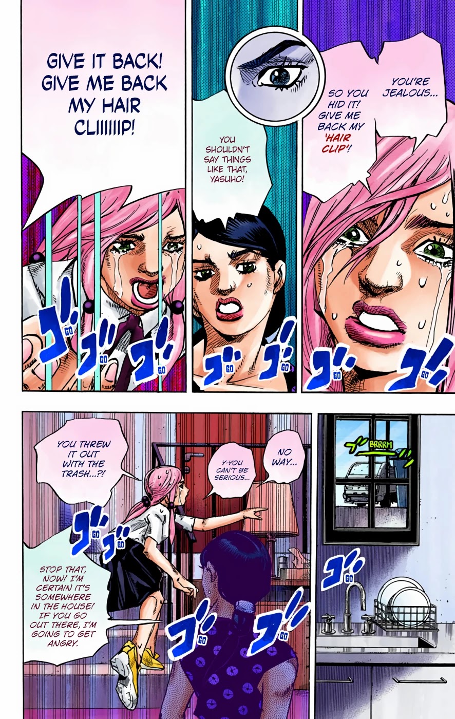 JoJo's Bizarre Adventure Part 8 - JoJolion (Official Colored) Chapter 71 page 26 - Chapter 71: Hair Clip of the Qing Dynasty
