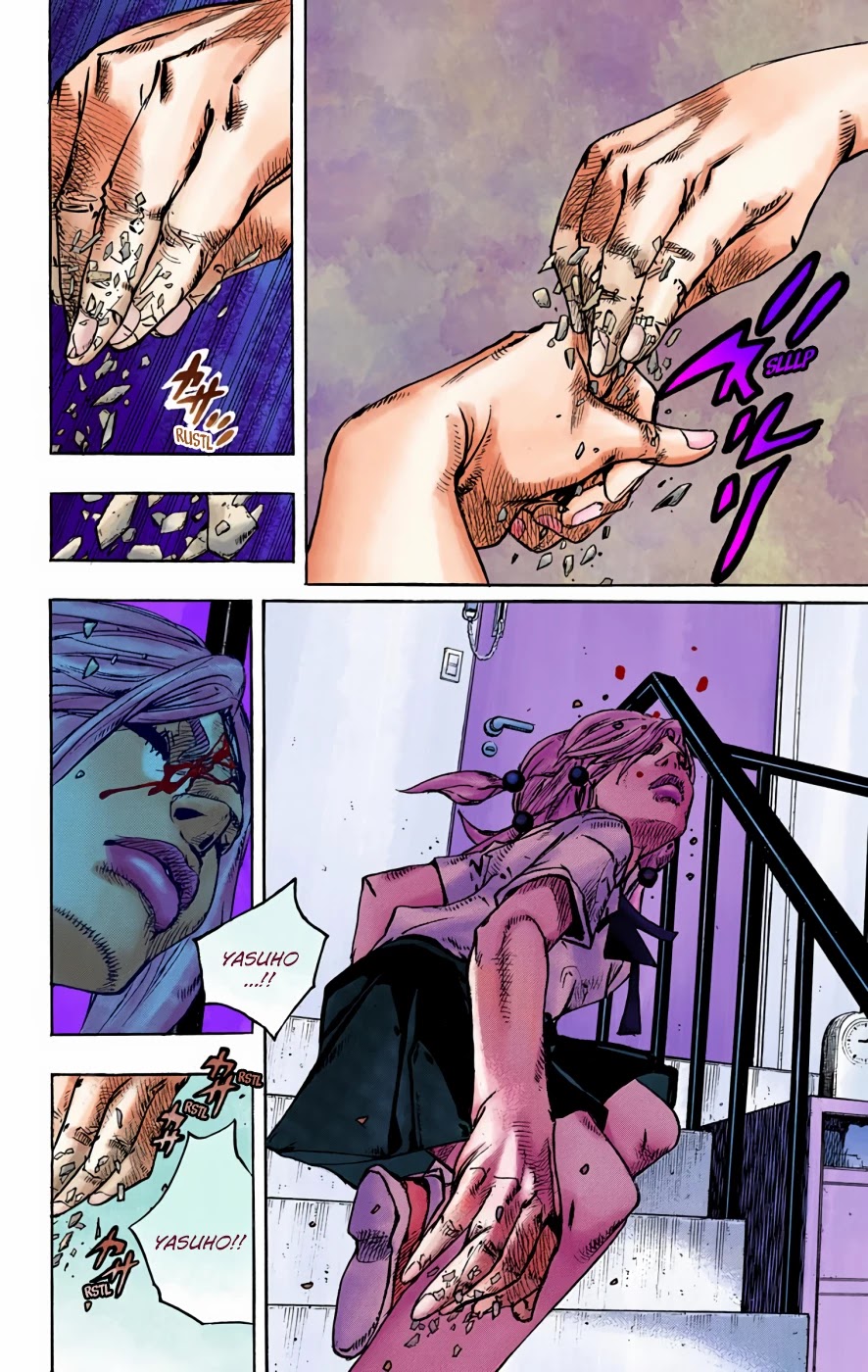 JoJo's Bizarre Adventure Part 8 - JoJolion (Official Colored) Chapter 71 page 28 - Chapter 71: Hair Clip of the Qing Dynasty