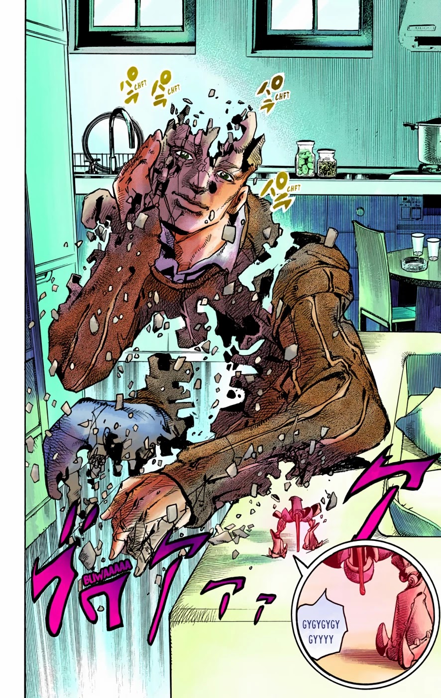 JoJo's Bizarre Adventure Part 8 - JoJolion (Official Colored) Chapter 71 page 36 - Chapter 71: Hair Clip of the Qing Dynasty