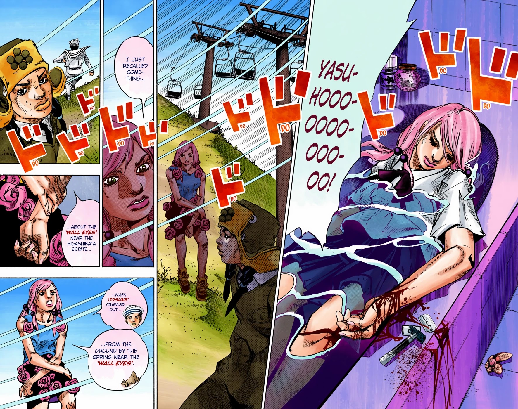 JoJo's Bizarre Adventure Part 8 - JoJolion (Official Colored) Chapter 71 page 38 - Chapter 71: Hair Clip of the Qing Dynasty