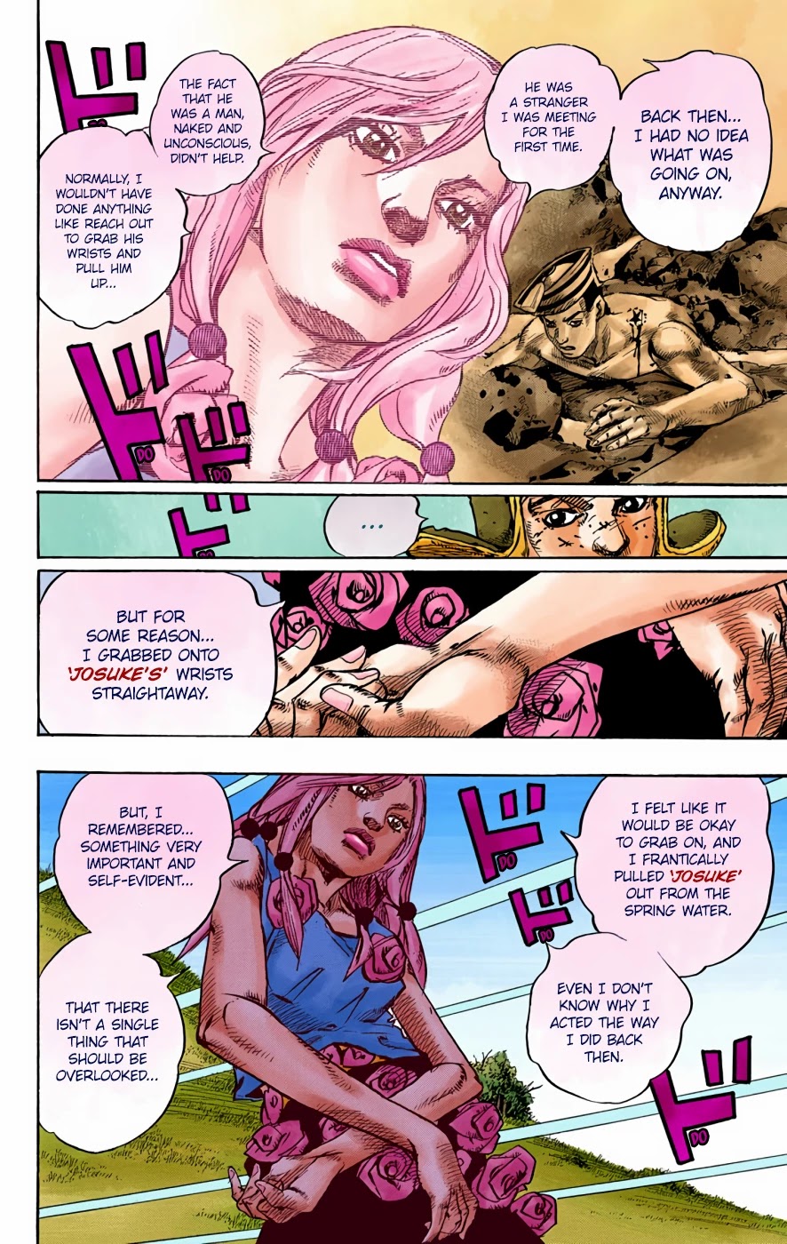 JoJo's Bizarre Adventure Part 8 - JoJolion (Official Colored) Chapter 71 page 39 - Chapter 71: Hair Clip of the Qing Dynasty