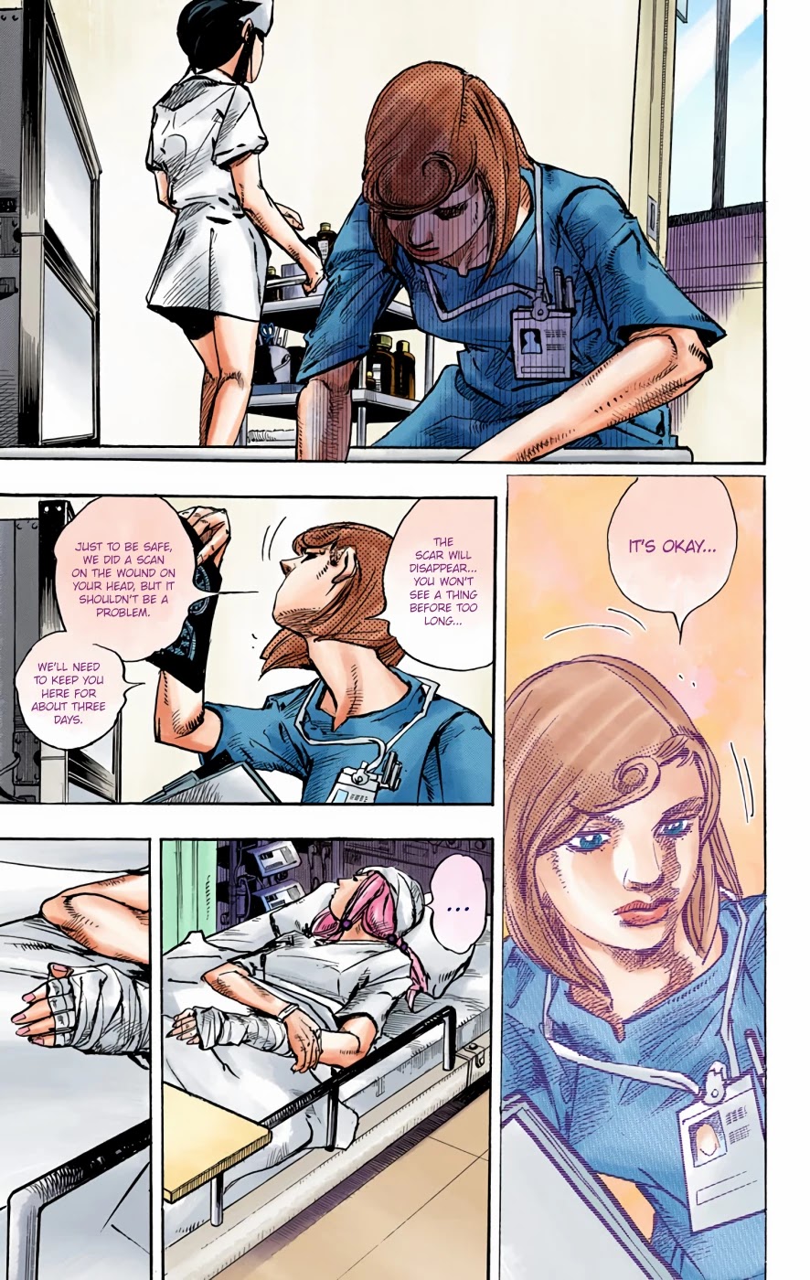 JoJo's Bizarre Adventure Part 8 - JoJolion (Official Colored) Chapter 71 page 40 - Chapter 71: Hair Clip of the Qing Dynasty