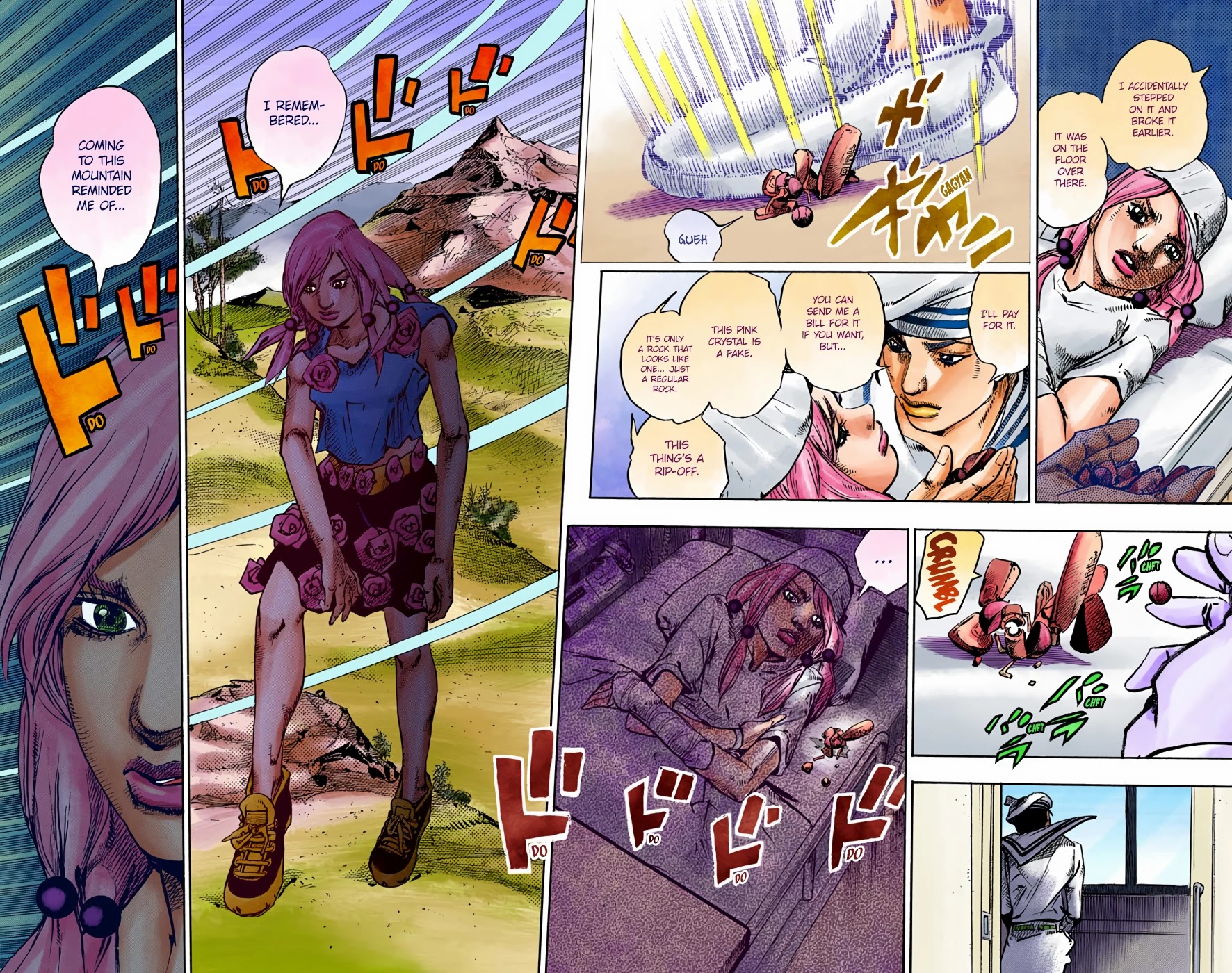 JoJo's Bizarre Adventure Part 8 - JoJolion (Official Colored) Chapter 71 page 43 - Chapter 71: Hair Clip of the Qing Dynasty