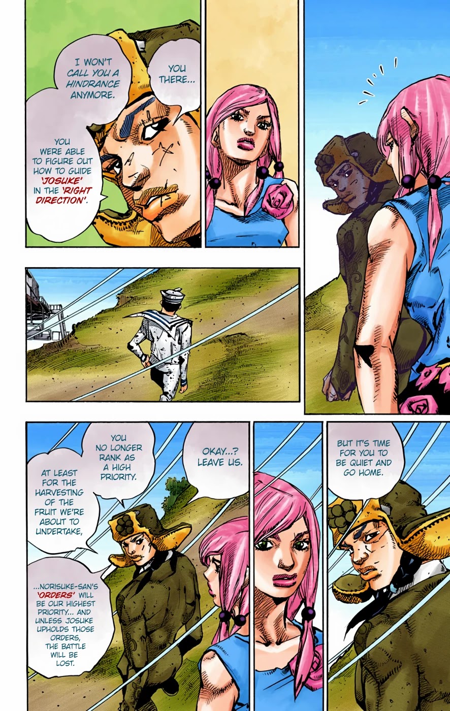 JoJo's Bizarre Adventure Part 8 - JoJolion (Official Colored) Chapter 71 page 8 - Chapter 71: Hair Clip of the Qing Dynasty