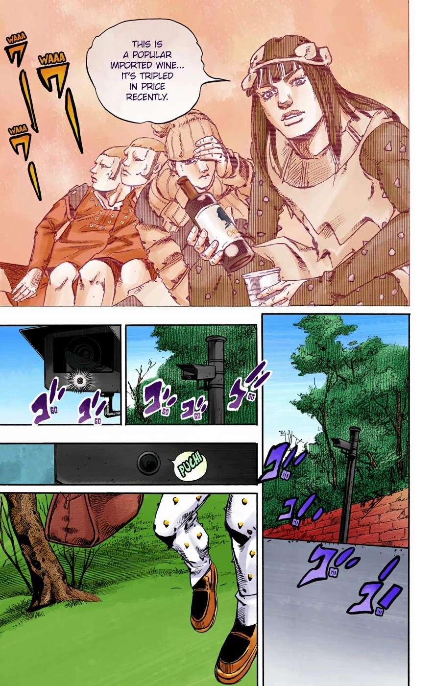 JoJo's Bizarre Adventure Part 8 - JoJolion (Official Colored) Chapter 72 page 11 - Chapter 72: The Northern Higashikata Estate, The Orchard