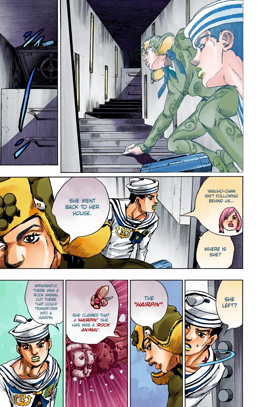 JoJo's Bizarre Adventure Part 8 - JoJolion (Official Colored) Chapter 72 page 16 - Chapter 72: The Northern Higashikata Estate, The Orchard