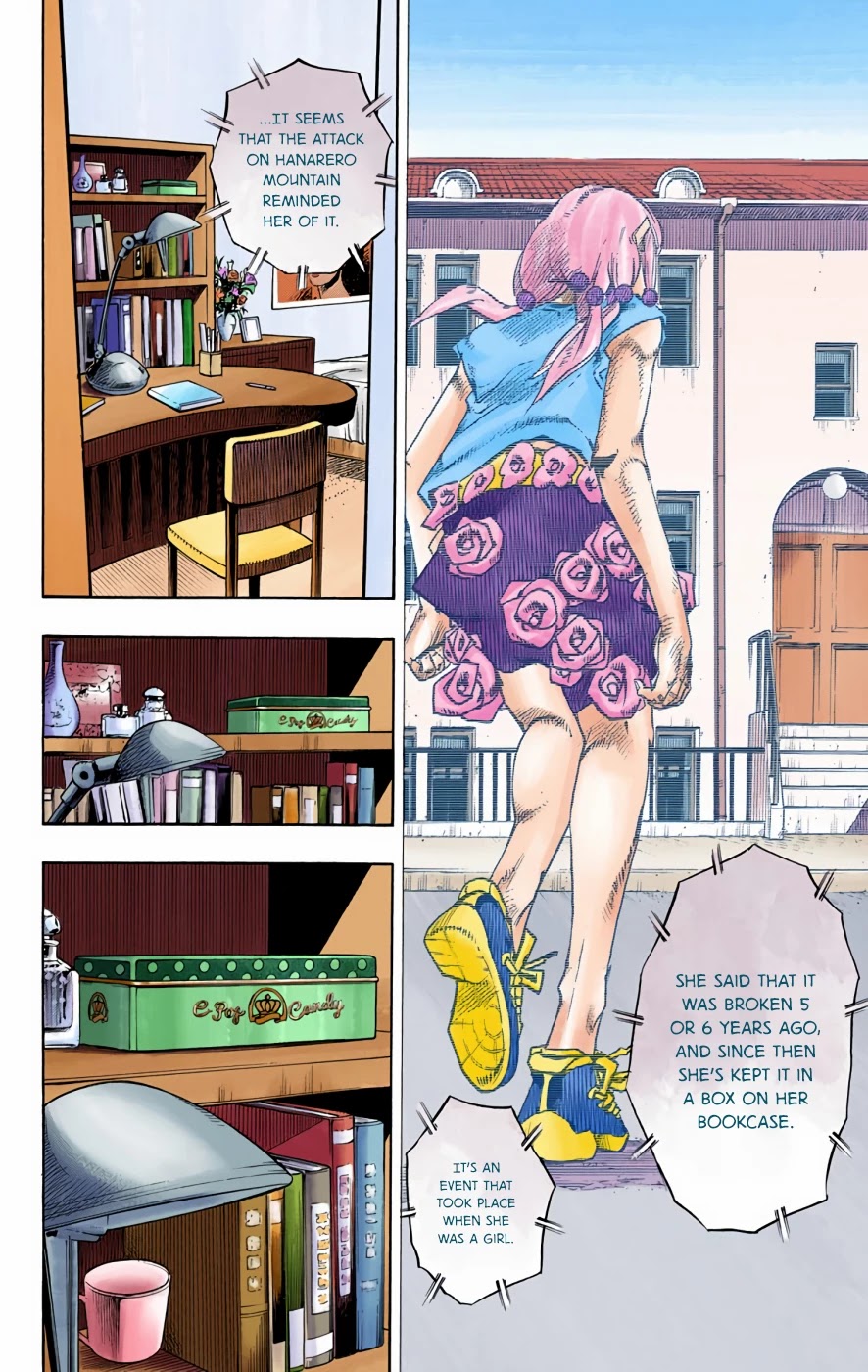 JoJo's Bizarre Adventure Part 8 - JoJolion (Official Colored) Chapter 72 page 17 - Chapter 72: The Northern Higashikata Estate, The Orchard