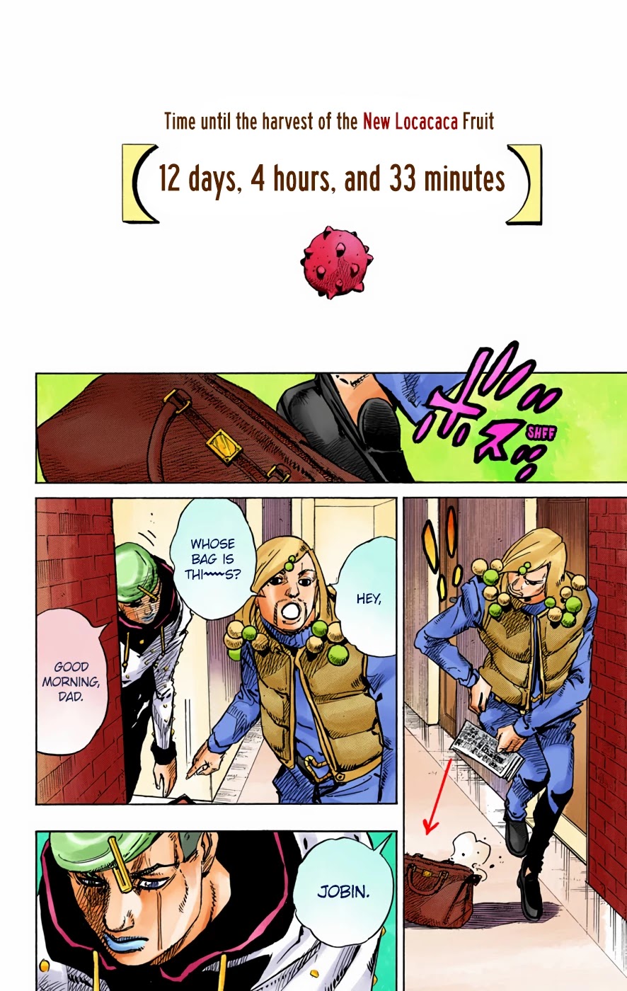JoJo's Bizarre Adventure Part 8 - JoJolion (Official Colored) Chapter 72 page 2 - Chapter 72: The Northern Higashikata Estate, The Orchard