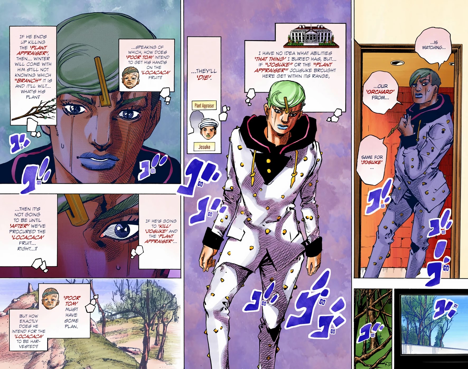 JoJo's Bizarre Adventure Part 8 - JoJolion (Official Colored) Chapter 72 page 26 - Chapter 72: The Northern Higashikata Estate, The Orchard