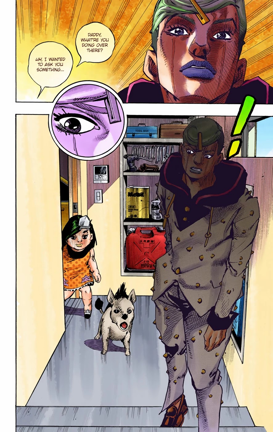 JoJo's Bizarre Adventure Part 8 - JoJolion (Official Colored) Chapter 72 page 27 - Chapter 72: The Northern Higashikata Estate, The Orchard