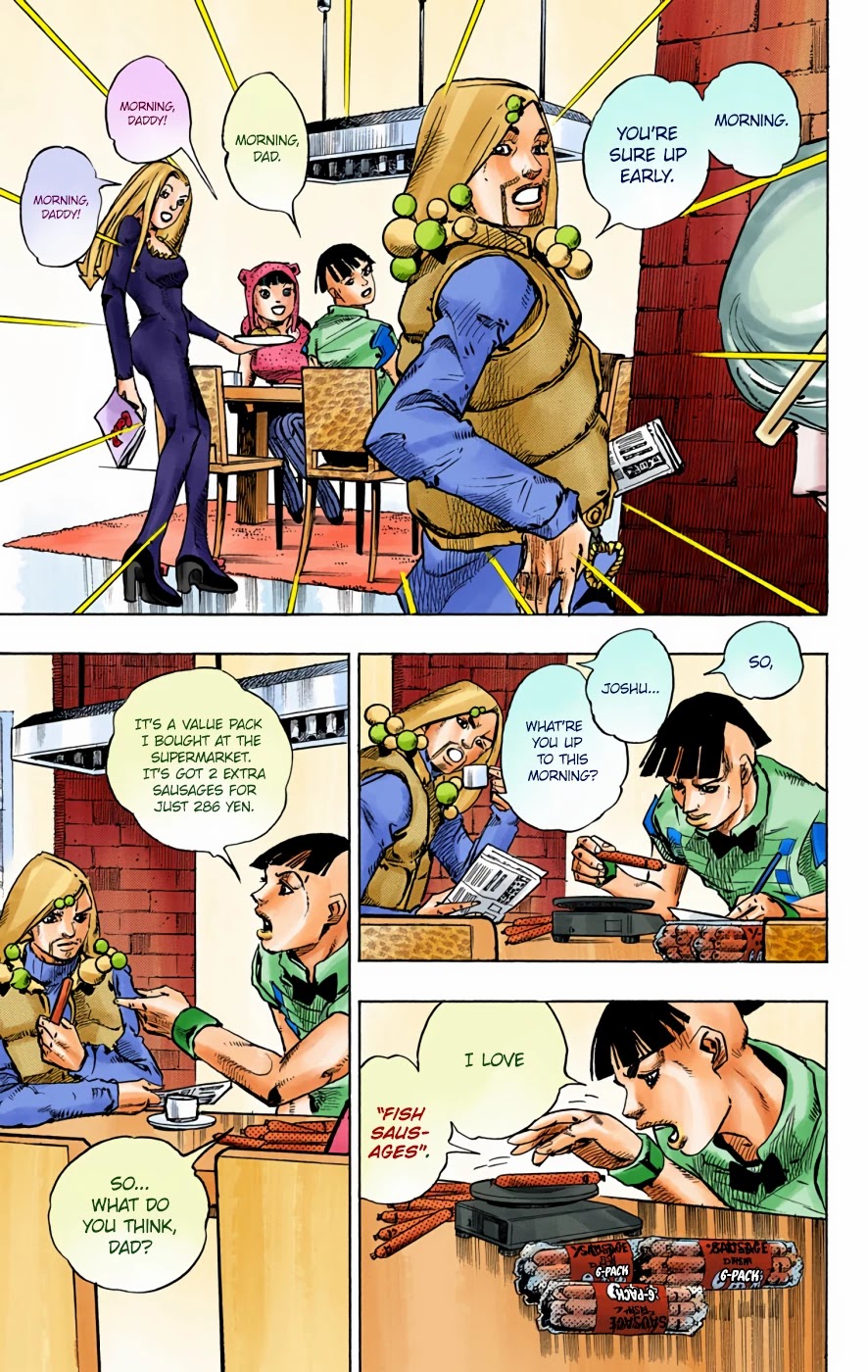 JoJo's Bizarre Adventure Part 8 - JoJolion (Official Colored) Chapter 72 page 3 - Chapter 72: The Northern Higashikata Estate, The Orchard