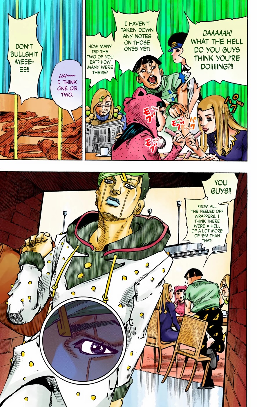 JoJo's Bizarre Adventure Part 8 - JoJolion (Official Colored) Chapter 72 page 5 - Chapter 72: The Northern Higashikata Estate, The Orchard