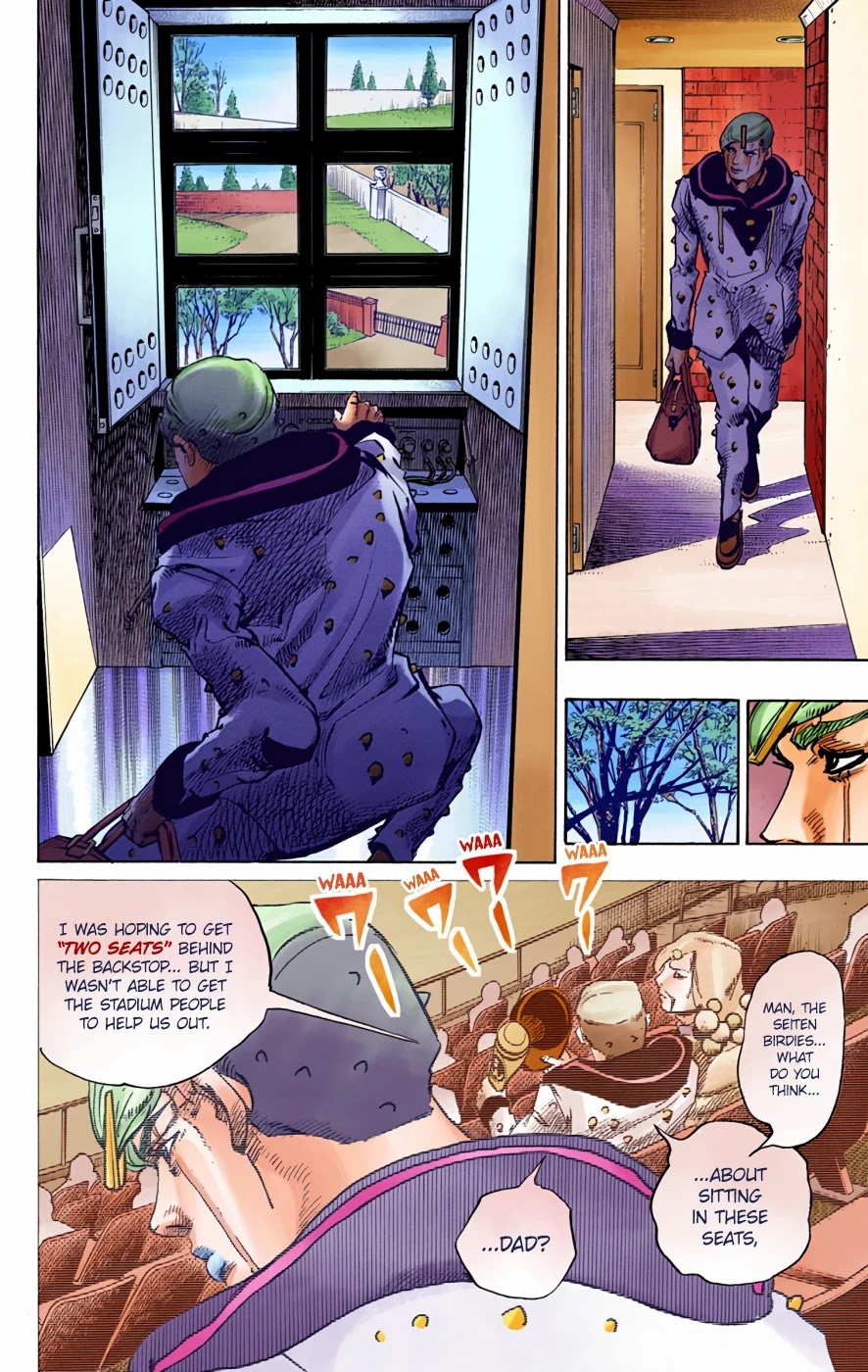 JoJo's Bizarre Adventure Part 8 - JoJolion (Official Colored) Chapter 72 page 6 - Chapter 72: The Northern Higashikata Estate, The Orchard