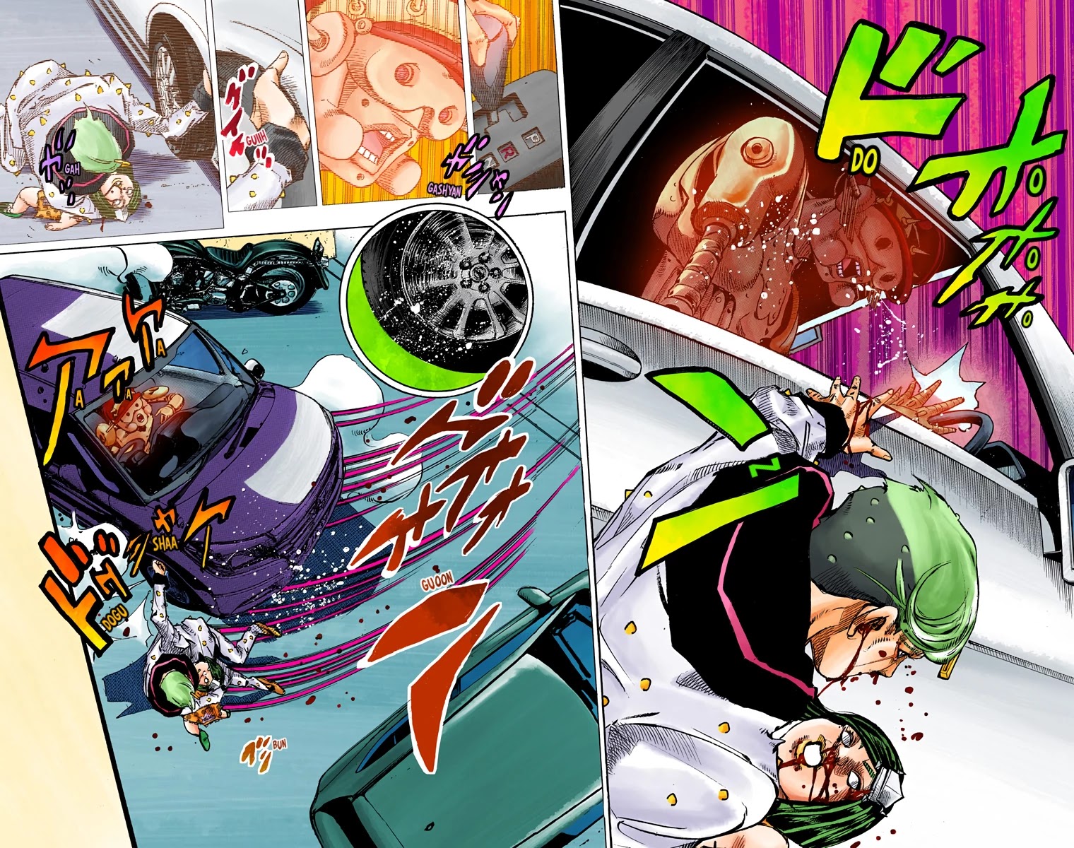 JoJo's Bizarre Adventure Part 8 - JoJolion (Official Colored) Chapter 73 page 11 - Chapter 73: Ozone Baby's Pressure Part 1