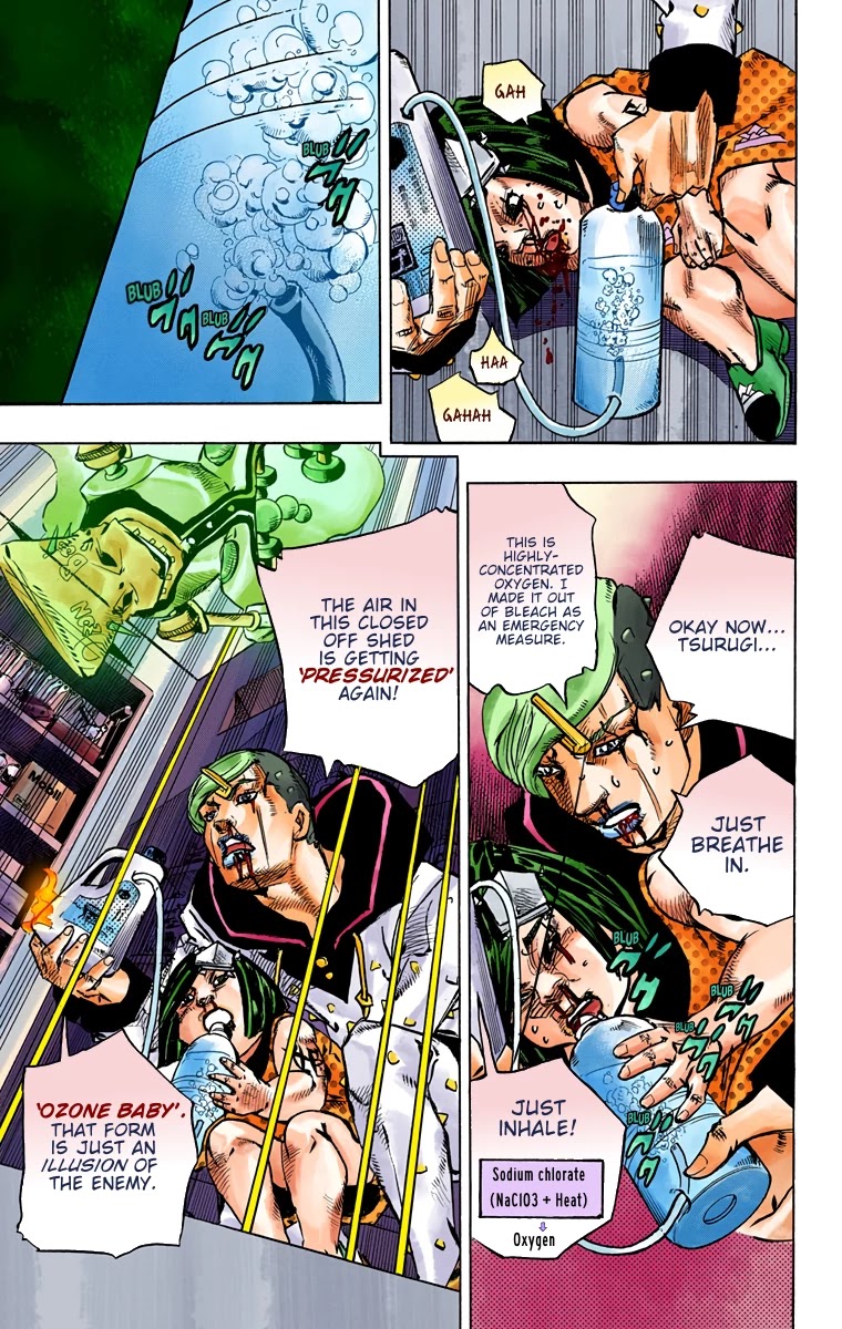 JoJo's Bizarre Adventure Part 8 - JoJolion (Official Colored) Chapter 73 page 20 - Chapter 73: Ozone Baby's Pressure Part 1