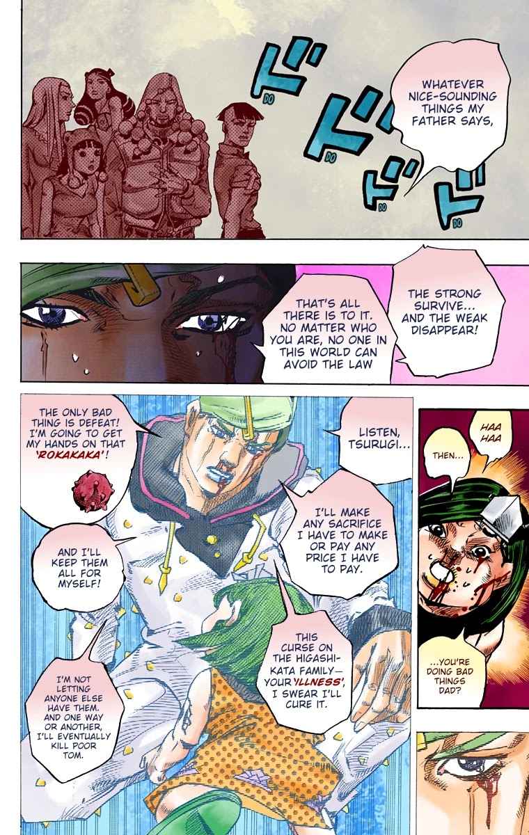 JoJo's Bizarre Adventure Part 8 - JoJolion (Official Colored) Chapter 73 page 23 - Chapter 73: Ozone Baby's Pressure Part 1