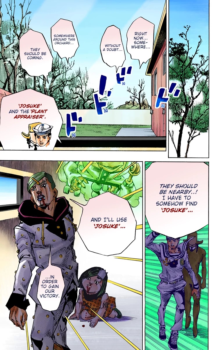 JoJo's Bizarre Adventure Part 8 - JoJolion (Official Colored) Chapter 73 page 24 - Chapter 73: Ozone Baby's Pressure Part 1