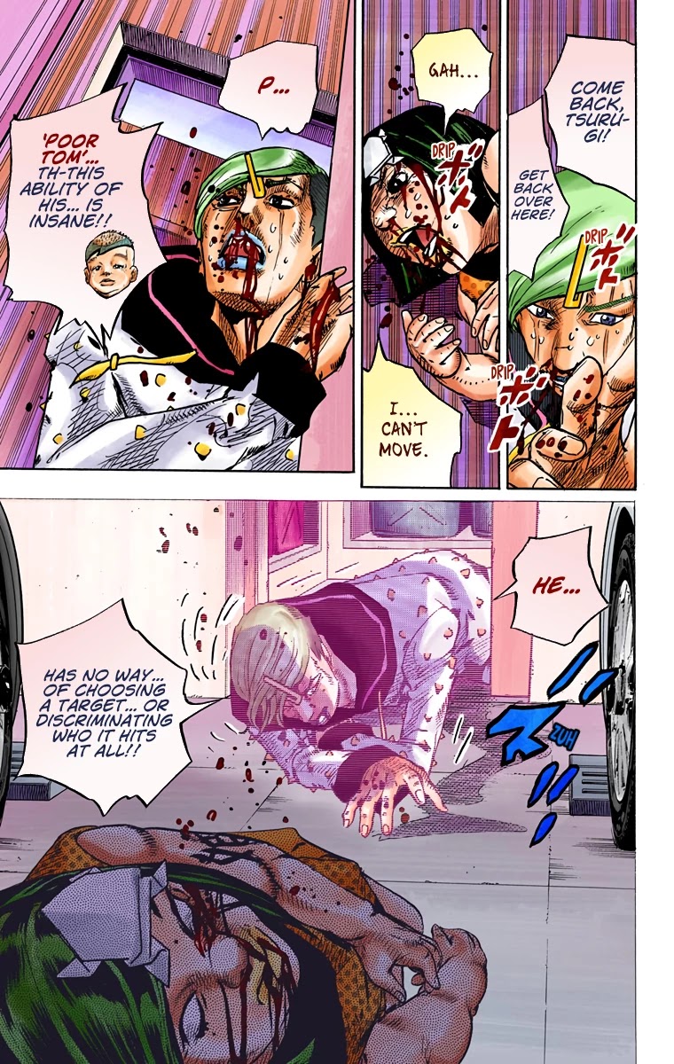 JoJo's Bizarre Adventure Part 8 - JoJolion (Official Colored) Chapter 73 page 5 - Chapter 73: Ozone Baby's Pressure Part 1