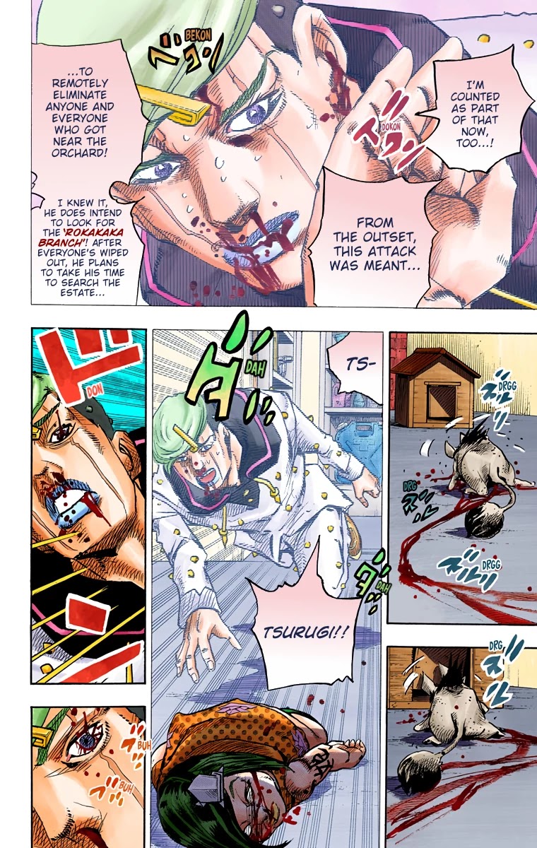JoJo's Bizarre Adventure Part 8 - JoJolion (Official Colored) Chapter 73 page 6 - Chapter 73: Ozone Baby's Pressure Part 1