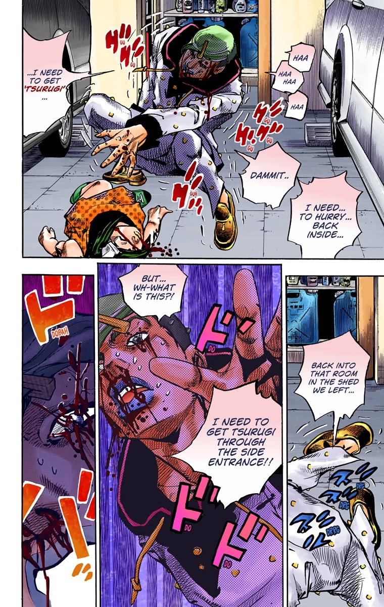 JoJo's Bizarre Adventure Part 8 - JoJolion (Official Colored) Chapter 73 page 9 - Chapter 73: Ozone Baby's Pressure Part 1