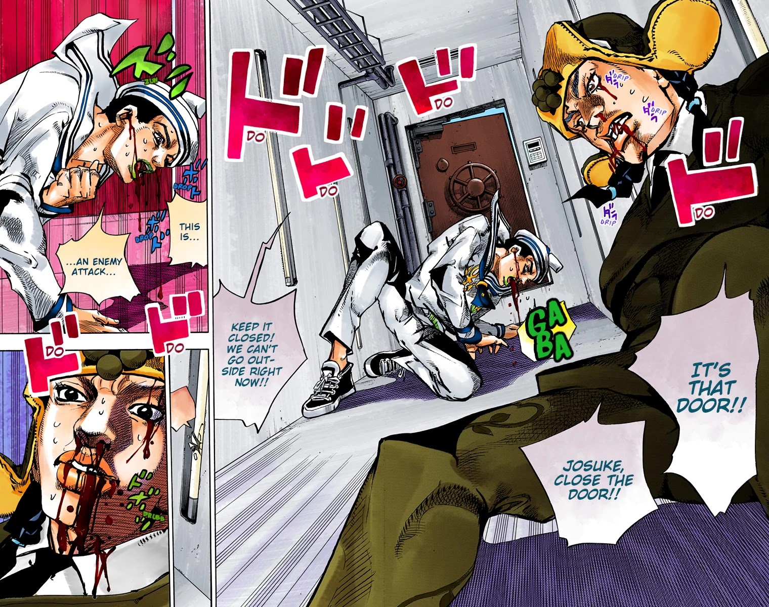 JoJo's Bizarre Adventure Part 8 - JoJolion (Official Colored) Chapter 74 page 15 - Chapter 74: Ozone Baby's Pressure Part 2